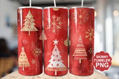 Christmas Red Tumbler | Christmas Tumbler Wrap Product Image 1