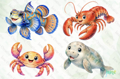 Cute Ocean Animal PNG Product Image 1