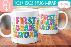 First Grade squad shirt PNG, First Grade Teacher mug PNG Product Image 3