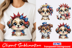 Star Puppy Clipart PNG Product Image 1