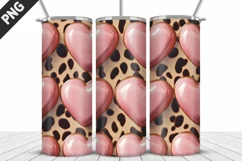 Valentines Love Skinny Tumbler PNG Wrap| Valentines Tumbler Product Image 2