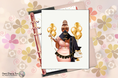 Black Girl Graduation PNG That’s a Wrap Blonde Bun Design Product Image 1