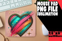 CHEERFUL MOUSE MAT GIFT INSPIRATION, Heart Product Image 1