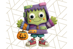 Colorful Halloween Clipart PNG, Cute Kids &amp; Candy Clip Art Product Image 5