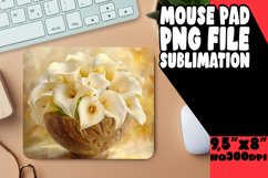 Spring Serenade Sublimation Mouse Pad Designs Floral PNG Product Image 1