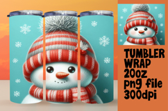 CREATIVE 20oz Tumbler Design for Gifts , Snowman Product Image 1