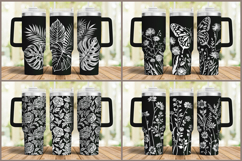 40oz Tumbler laser svg engraved wrap Product Image 15
