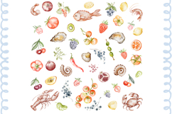 Italian Watercolor Wedding Clipart Set Product Image 8