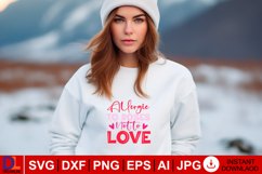 Valentine&#039;s day svg design,Valentine Day Svg layered file Product Image 1