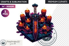 Black magic Voodoo clipart PNG , African witchcraft Product Image 1