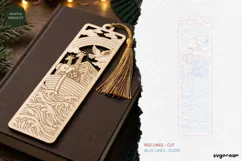 Wooden Jesus Bookmark Laser Cut | Glowforge | SVG Product Image 2
