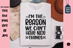 sarcastic svg design, funny sarcastic quotes design Product Image 1