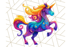 Whimsical Celestial Moon and Stars Clipart Constellation Png Product Image 5