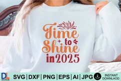 Happy New Year SVG Design, New Year SVG, New Year design Product Image 1