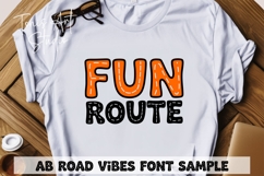 Road Vibes Font | Fun Display Alphabet| Bold &amp; Outline Product Image 4
