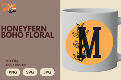 Honeyfern Boho Floral Monogram Product Image 1