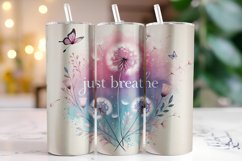 Just Breathe Tumbler Wrap | Sublimation | Tumblers Product Image 1