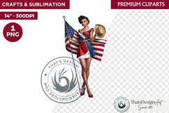 4th of July Character PNG, Patriotic Americana Portraits Product Image 1