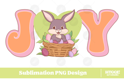 Easter Sublimation PNG Bundle Bunny Chick Farm Hip Hop Joy Product Image 4