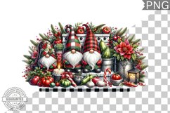 Christmas Gnome Sublimation - Clipart PNG Design Product Image 1