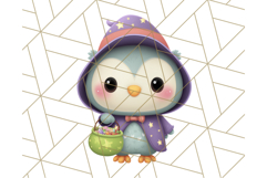Kawaii Halloween Clipart Cute Kids and Candy Elements Png Product Image 5
