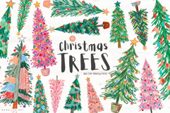 Christmas Trees Clipart Product Image 1