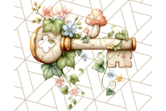 Dreamy Nature Clipart PNG, Whimsical Forest Elements Product Image 5