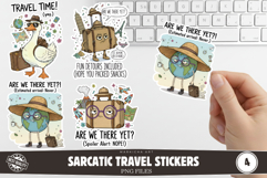 Sarcatic Travel Stickers Product Image 1
