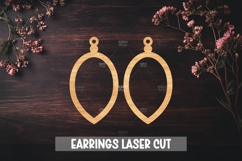 Style Laser Cut Earrings SVG File Product Image 1