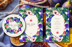 Fig Plant Watercolor clipart Product Image 2