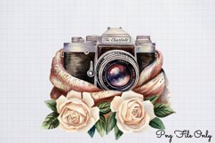 Antique Winter Photography Clipart PNG Product Image 1