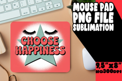 joyful MOUSE MAT Sublimation Style, Woman Eyes Product Image 1