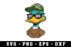 Lucky DuckSvg Design | Lucky Duck Svg cut files Product Image 1