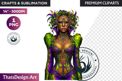 Mardi Gras Carnival Masquerade Clipart PNG scrapbooking Product Image 1