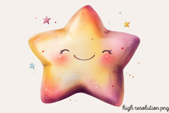 Cute Space Nursery Clipart Sublimation PNG Product Image 1