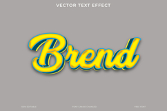 Brand Text Effect 3D Vector EPS Editable File Product Image 1