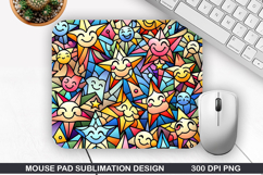 Mouse Pad Sublimation, Christmas Mouse Pad PNG Design Product Image 1