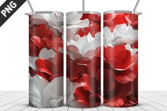 Flowers Tumbler Wrap | Sublimation Design | Tumbler PNG Product Image 1
