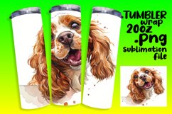 Quirky Funny Dog Sublimation Tumbler - 20oz Product Image 1