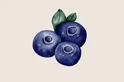 Watercolor tropical fruits clip art png hand drawing Product Image 3