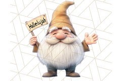 Easter Christian Gnome PNG, Religious Spring Sublimation Product Image 5