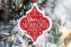 Christmas Baby Arabesque Ornament Bundle, Christmas SVG Product Image 11