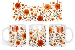 Flowers mug design, Watercolor Spring Floral Coffee Mug Product Image 1