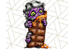 Haunted Treats Clipart PNG, Halloween Candy Art Product Image 5