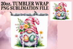 Pastel Watercolor Bow Tumbler Wrap for 20oz Sublimation Product Image 1