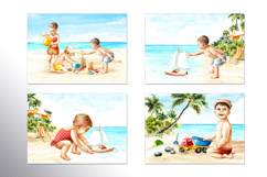Kids on the beach Product Image 14