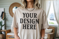 Comfort Colors 1717 Ivory T-Shirt Mockup Product Image 1