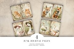 Junk Journal Digital Paper Bi-fold Product Image 1