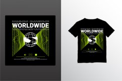 Worldwide writing design, suitable for screen printing Product Image 1