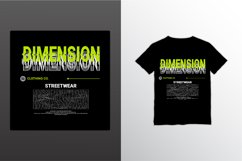 Dimension writing design, suitable for screen printing Product Image 1